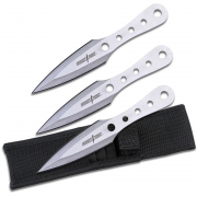 Faca de arremesso c/ 3 Perfect Point PP-022-3S