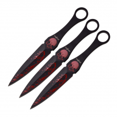 Conjunto com 3 facas de arremesso Perfect Point PP-104-9-3