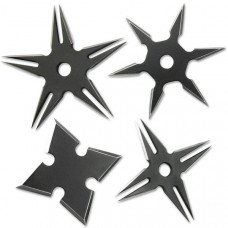 Kit estrelas de arremesso 4 unidades, acompanha bainha - RC-108-4B