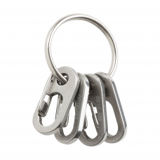 Chaveiro Nite Ize KeyRing MicroLink em aço inox