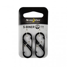 Par de s-biner #1 em aço inox - SB1-2PK-01 Nite Ize