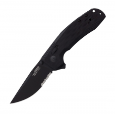 Canivete SOG Sog-Tac XR Blackout serrilhado