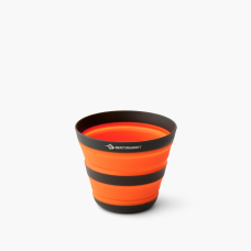 Copo dobrável Sea to Summit Frontier UL Collapsible Cup laranja (silicone e nylon)