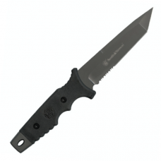 Faca Smith & Wesson fulltang com empunhadura em polimero