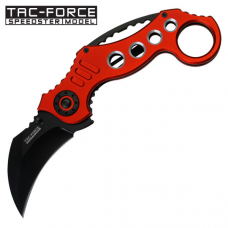 Canivete karambit Tac Force by Master Cutlery abertura assistida TF-578RD