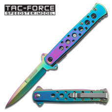 Canivete stiletto Tac Force by Master Cutlery abertura assistida TF-698RB