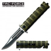 Canivete de resgate Tac Force by Master Cutlery abertura assistida TF-710GN