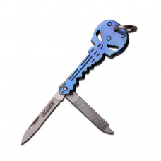 Canivete chaveiro Tac Force by Master Cutlery por unidade TF-920MX Azul