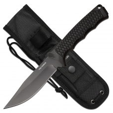 Faca Tac Force bowie full tang com cabo emborrachado