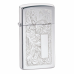 ISQUEIRO ZIPPO SLIM CHROME VENETIAN