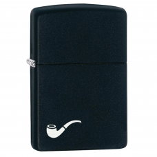 ISQUEIRO ZIPPO PIPE BLACK MATTE